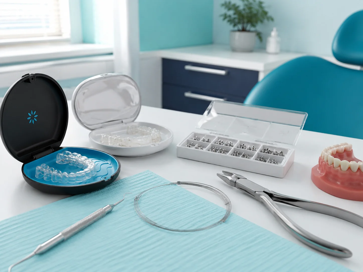 Dental crown and root canal treatment planning workspace